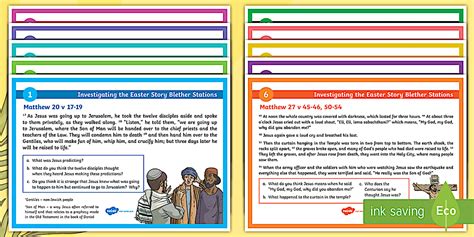 Investigating the Easter Story Blether Stations