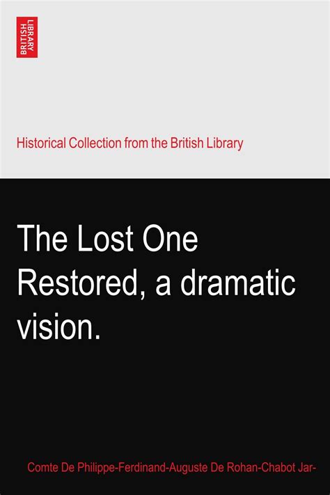 The Lost One Restored, a dramatic vision. : Amazon.in: Books