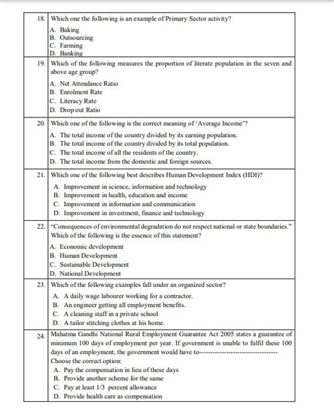 CBSE Term-1 board exam: Practice this Social Science sample paper to ...