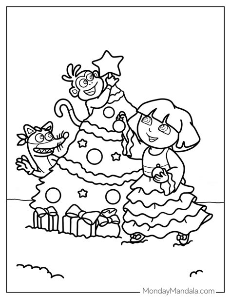 36 Dora The Explorer Coloring Pages (Free PDF Printables)