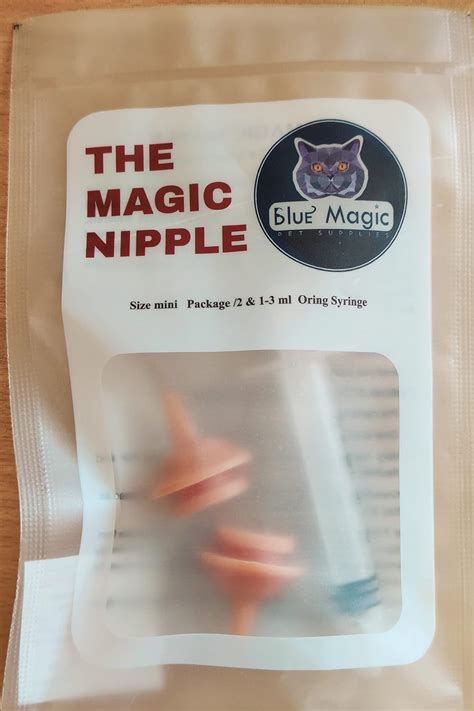 Pet Feeding Nipple, Miracle Nipple, Magic Nipple for Day Born Kittens ...