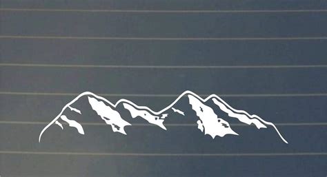 LYOMAN® Car Stickers Exterior Ice Mountain car Sticker for car Exterior ...