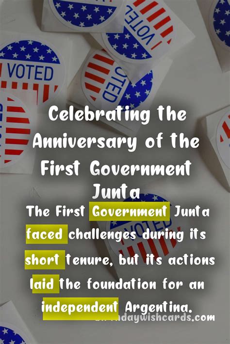 Celebrating the Anniversary of the First Government Junta: May 25 ...