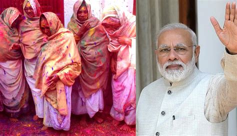 Holi Special- Widows From Vrindavan To Play Holi With PM Narendra Modi ...