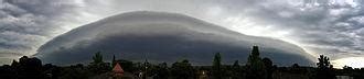 what are shelf clouds? attach some photos of it. thanks kitty ...
