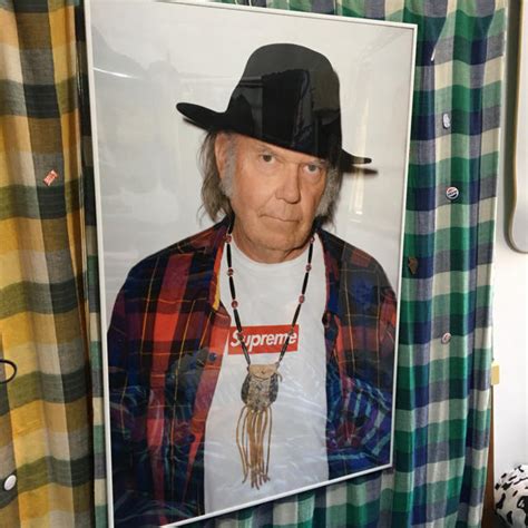 supreme neil young poster ss15 ポスターのみ ポスター