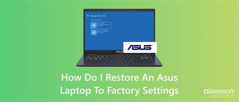 Comment Reinitialiser Un PC Asus 的图像结果