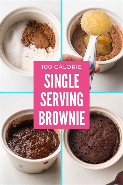 100 Calorie Brownie - Healthy Single Serving Brownie Recipe | Recipe ...