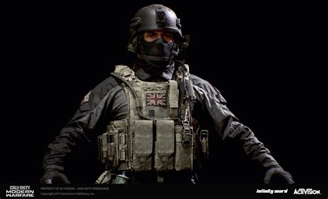 ArtStation - Call of Duty Modern Warfare 2019 Default SAS/MP Operators ...