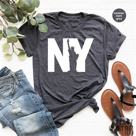 New York Shirt, Statue of Liberty Shirts, New Yorker T-shirt, New York ...
