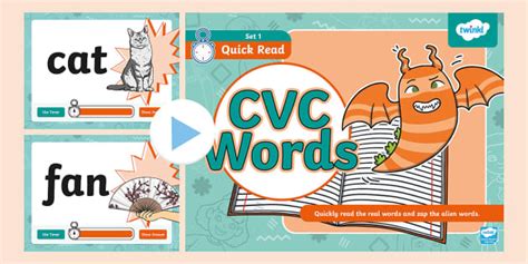 CVC Quick Read Powerpoint Set 1