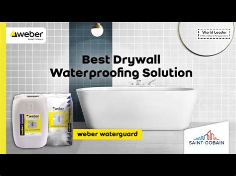 Best cementitious waterproofing for dry walls | Weber Saint Gobain