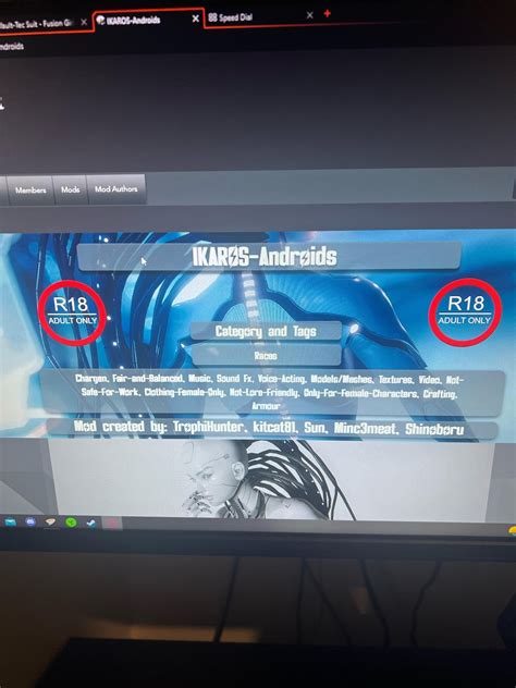 Image result for Fallout 4 Ikaros Android Mod