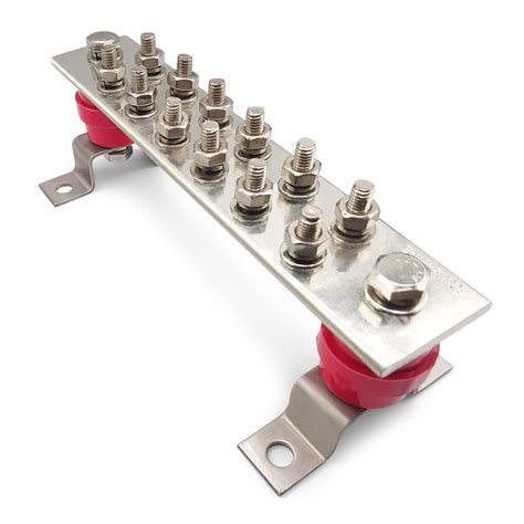 Gounengnail Wall Mounted Pure Copper Tinned Copper Ground Bus Bar ...