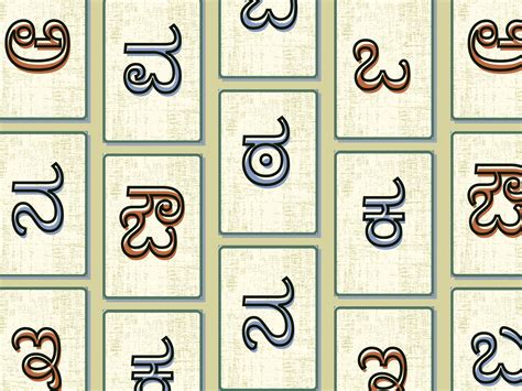 Kannada Alphabet/Varnamale Printable Flashcards | Language Learning ...