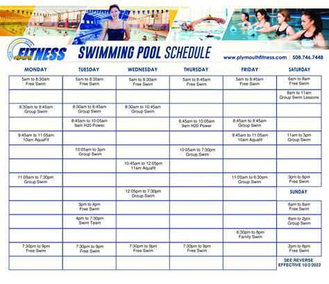 Jccsf Pool Schedule