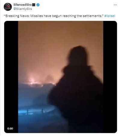 Viral Video Claiming To Show Aftermath of Missile Attack on Israel Is ...