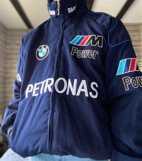 BMW Racing Jacket Vintage Jacket Retro Formula One F1 Bomber Jacket ...