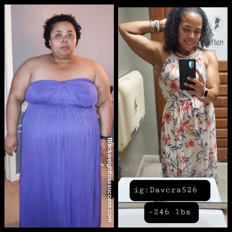 DaVina lost 246 pounds | Black Weight Loss Success