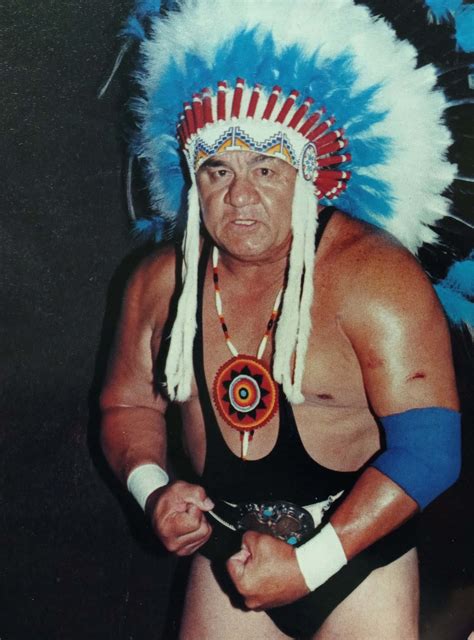 Download Native American Wrestler Wahoo McDaniel Colored Vintage ...