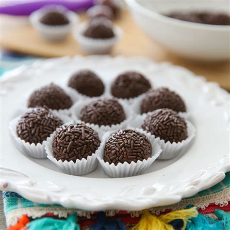 Brazilian Brigadeiros (3-Ingredient Fudge Balls) - Our Best Bites