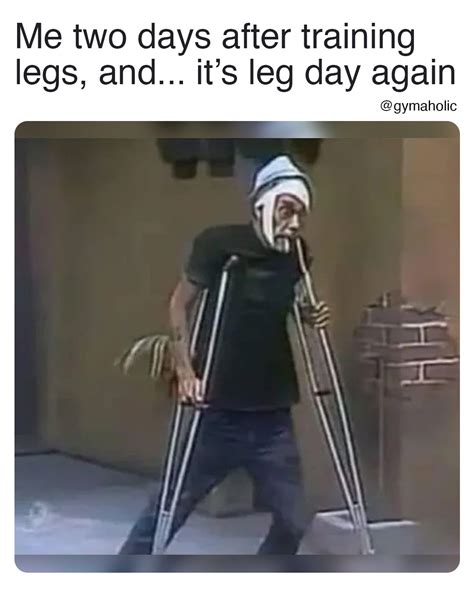 Leg Training Memes