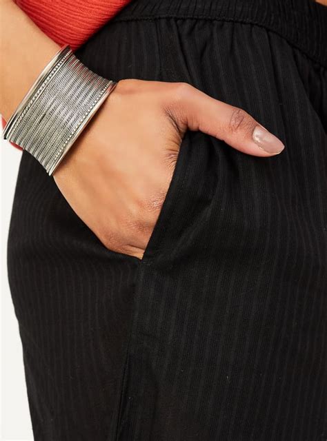 Buy Women Striped Lace Hem Palazzos Online at just Rs. 599.0 ...