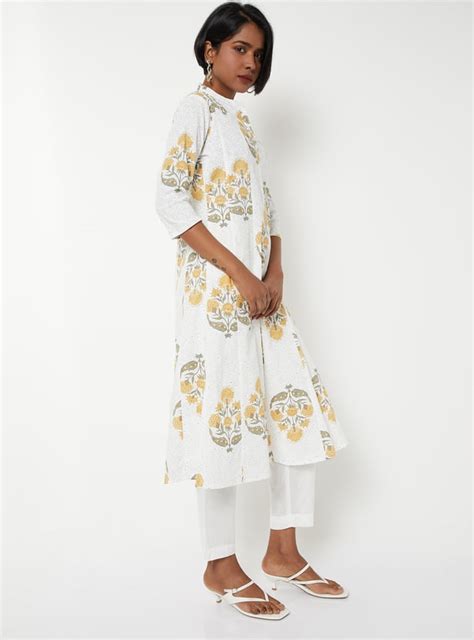 Buy Women Floral Print A-line Kurta Set Online at just Rs. 1199.0 ...