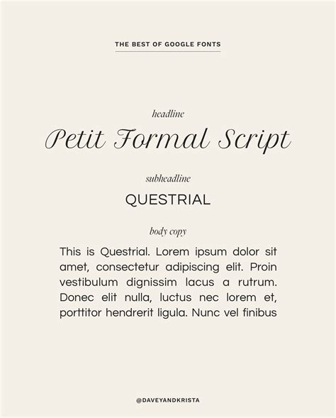 The Best Free Google Fonts That We Love for 2024 | Davey & Krista