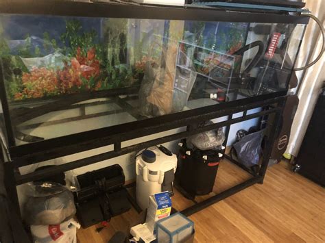 125 GAL AQUARIUM AND METAL STAND WITH 5 PUMPS PLUS MORE. *** | eBay
