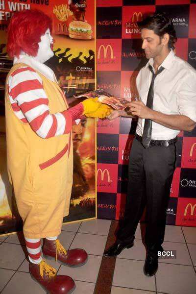 Hrithik Roshan ties up with McDonalds, at Bandra, Mumbai.
