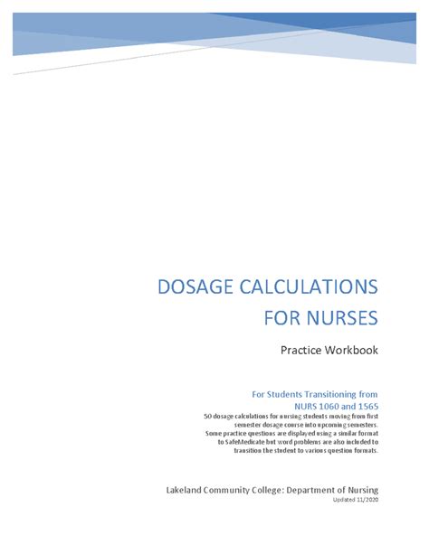 Image result for Dosage Calculation Nurse Practice Problem