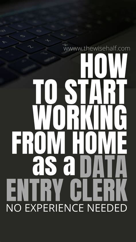 20 Real Data Entry Jobs From Home Without Investment - The Wise Half | Typing jobs from home ...