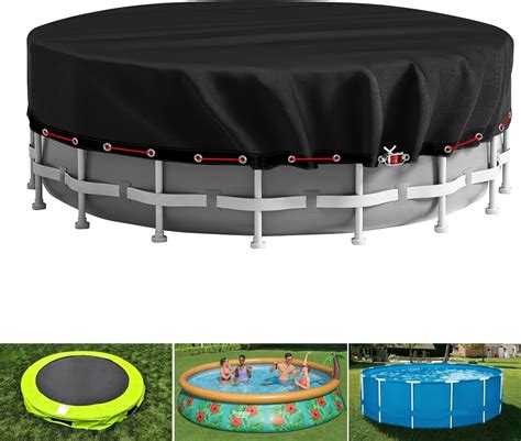 Amazon.com : ClawsCover 12Ft Round Pools Covers,Heavy Duty Tearproof ...