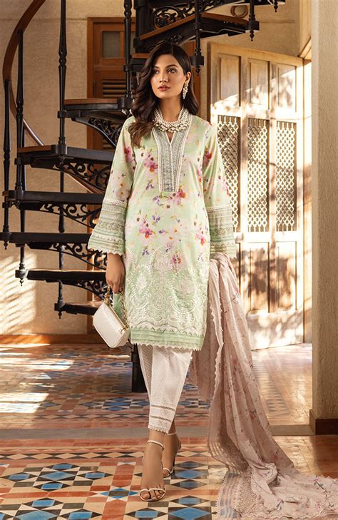 Al Zohaib Sunshine Bloom Embroidered Lawn Collection 2022 – E-01B ...