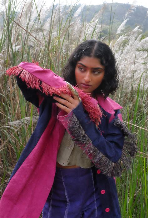 Panelled Shirt with Raffia Blue / Pink – NO BORDERS SHOP