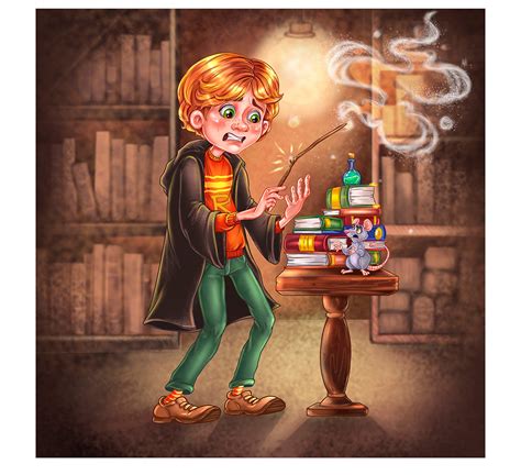 Character design and fan art Harry Potter on Behance