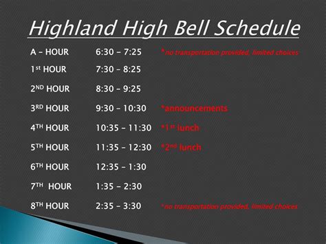 PPT - Highland High School Freshman Preview Night - Class of 2021 ...