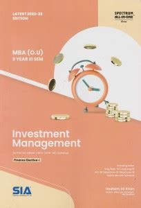 Investment Management (Finance Elective-I) MBA II-Year III-Sem (O.U) AS ...