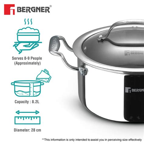 Hi-Tech Giro X Ceramic 28cm (8.2 L) Casserole - Induction Bottom