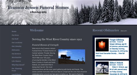 evansonjensenfuneralhome.com - Evanson Jensen Funeral Homes ...