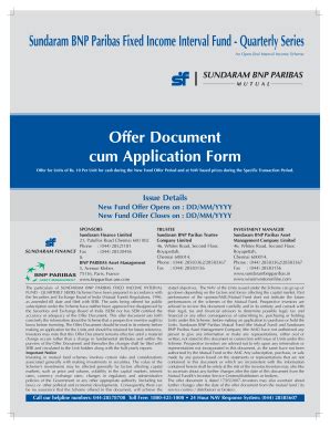 Fillable Online sebi gov Offer Document cum Application Form - sebi gov ...