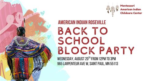 American Indian Roseville Back-to-School Block Party, 965 Larpenteur ...