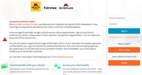 Image result for MyChart Fairview MyChart