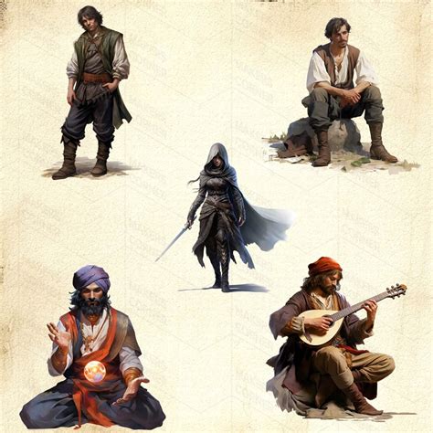 Ingenious Humans Clip Art Collection for Art and Design, RPG Graphics ...