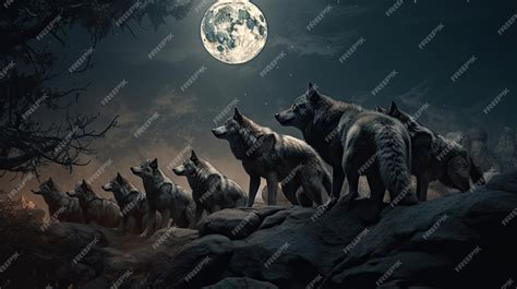 Pack of Wolves Hunting 的图像结果