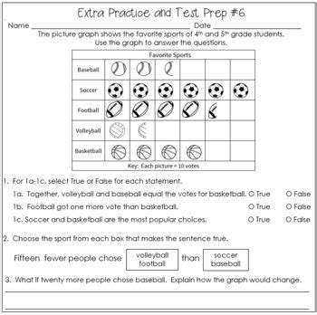 Bar Graphs, Picture Graphs, and Tally Charts by Jan Lindley | TpT