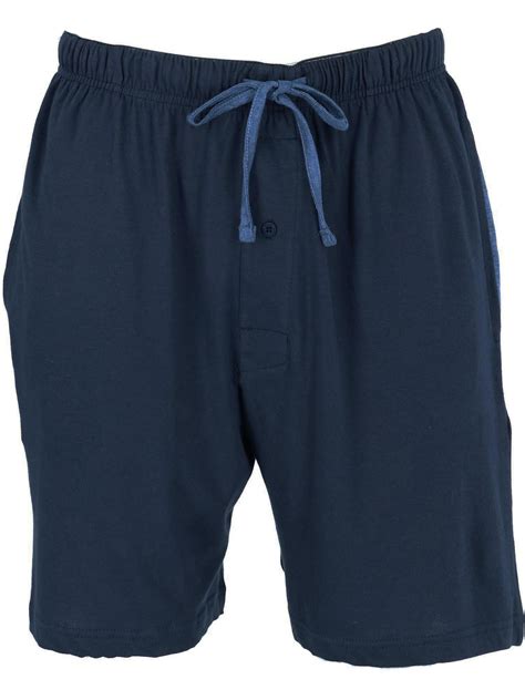 Men's Jersey Knit Cotton Button Fly Pajama Sleep Shorts - Walmart.com