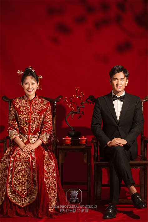 被长辈夸好好看新中式婚纱照，爱了爱了！_壹HOME摄影工作室-站酷ZCOOL