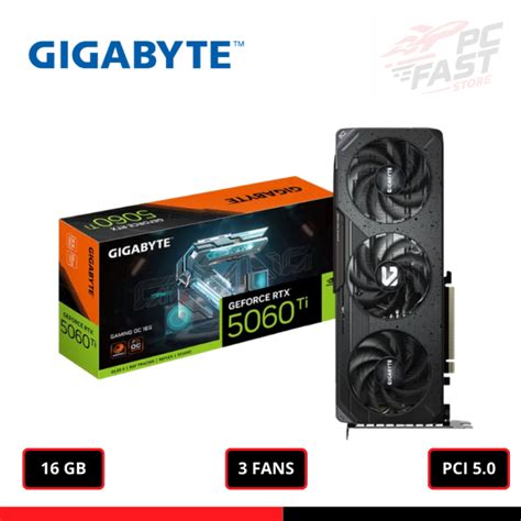 Tarjeta de video GIGABYTE RTX 5060 TI GAMING OC, 16GB GDDR7, PCI ...